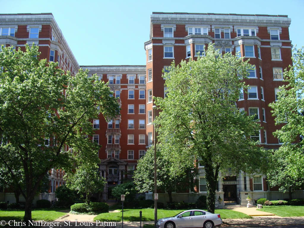 A Beautiful Apartment Building on Lindell St Louis Patina