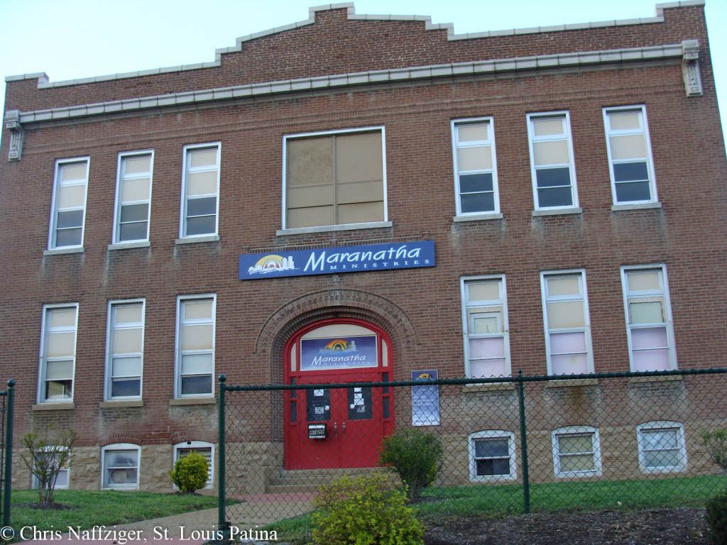 Old Harrison Elementary School, Vinita Park St Louis Patina