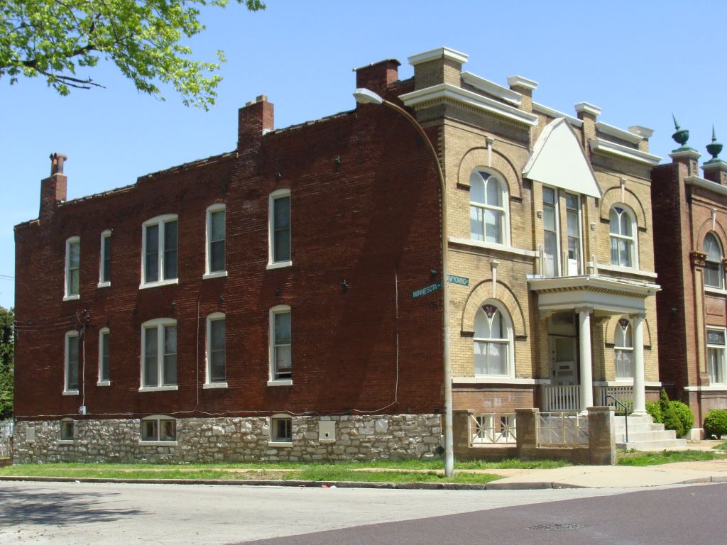 Two Stately Houses, Benton Park West St Louis Patina