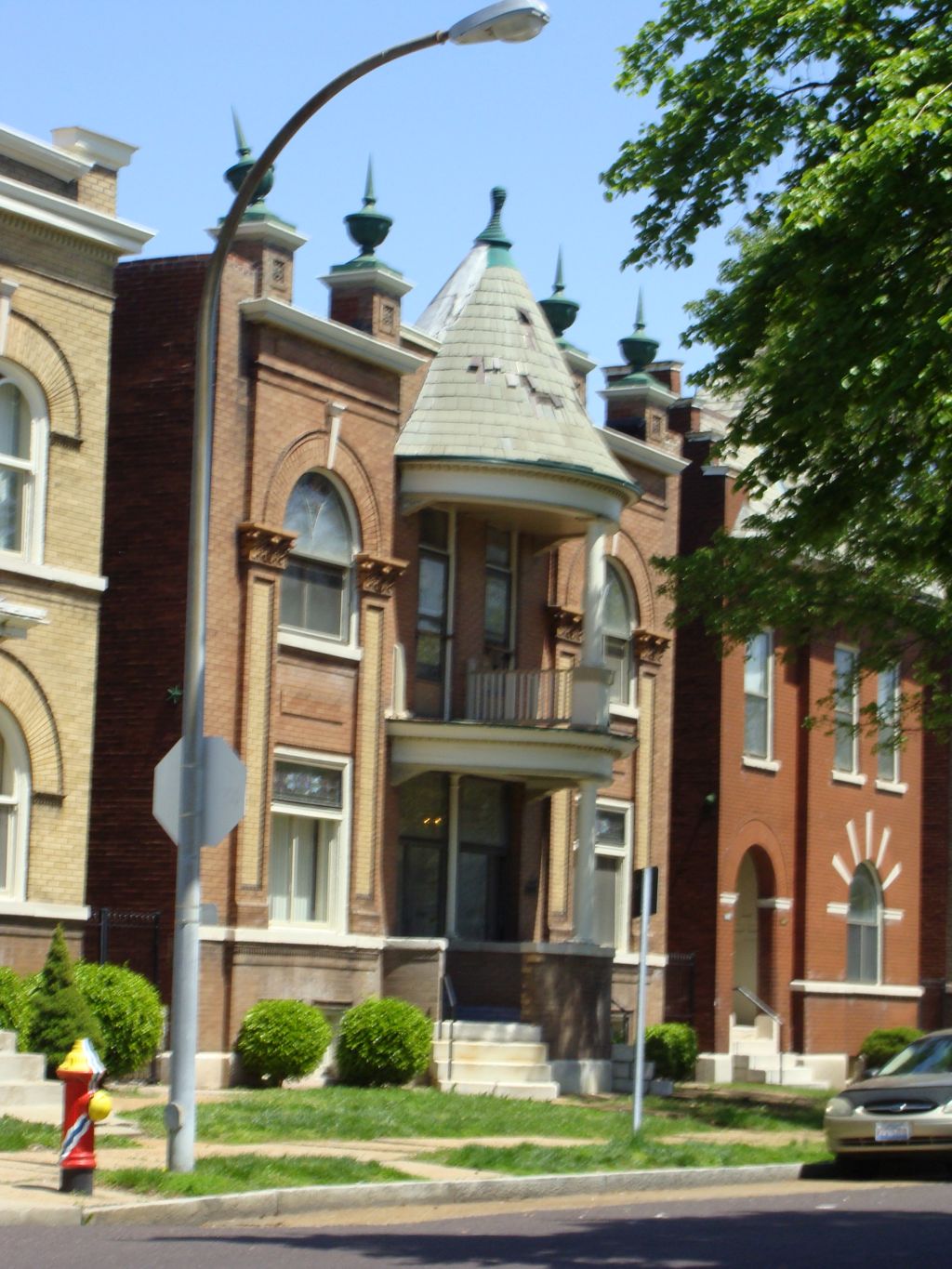 Two Stately Houses, Benton Park West St Louis Patina