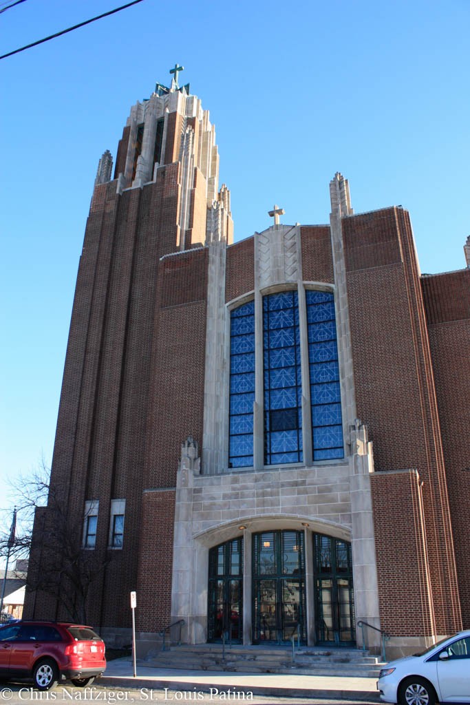 Holy Trinity Roman Catholic Church, Bloomington, Illinois St Louis Patina